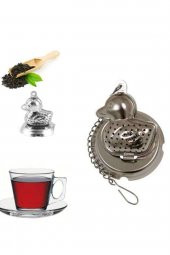 Bardakta Çay Demleyici Ördek Demlik Çaydanlık French Press Süzgeci Bitki Çayı Demleme Kaşığı - 1
