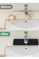 Evye Mutfak Lavabo Bataryası Musluk Altı Su Emici Matı Su Sızdırmaz Önleyici Mat - 4