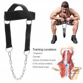 Baş Boyun Geliştirici Ağırlık Kayışı - Baş Boyun Ense Egzersiz Ağırlık Kemeri Fitness Kayış Kemer - 4
