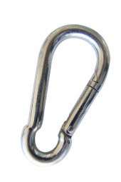 Galvanizli Karabina Hamak Salıncak Askısı Çelik Kanca 6 mm x 6 cm - 2