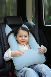 Pillow Mavi Çocuk Emniyet Kemer Yastığı Oto Emniyet Kemeri - 1