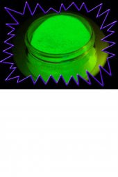 Fosfor Tozu 50 gr Fosforlu Boya Işıma Tozu Dekoratif Parlayan Fosfor Toz Fosfor Boya Tozu thumbnail 4