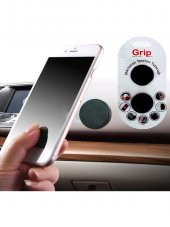 Yapışkanlı Manyetik Mıknatıslı Araç İçi Telefon Tutucu Cep Telefonu Gps Navigasyon Tutacağı Tutacak - 1