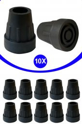 Kaymayan Baston Kanedyen Asa Koltuk Değneği Lastiği Birinci Sınıf Kalın Taban Lastik 10X - 1