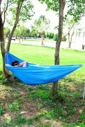 Salıncak Hamak Kamp Hamağı Piknik Hamağı Bahçe Balkon Kamp Outdoor Av Avcı Dağcı Spor Hamak - 2