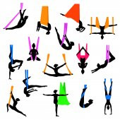 Bundera Yoga Fly Egzersiz Hava Akrobasi Hamağı Denge Spor Aleti Cadillac Reformer Pilates Fitness Kardiyo - 5