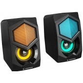 Rampage RMS-N29 2.0 6w USB Aydınlatmalı Gaming Speaker Hoparlör Oyuncu Speaker - 1
