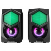 Rampage RMS-N29 2.0 6w USB Aydınlatmalı Gaming Speaker Hoparlör Oyuncu Speaker - 3