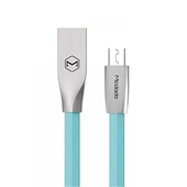 Mcdodo CA-1252  2.4A 1Mt Çinko Alışım Yassı Dörtgen Micro Usb Data Mavi - 1