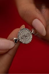 Swarovski Taşlı Şeker ve Sonsuzluk Model Gümüş Zirconia Bileklik - 3