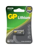 GP CR123A 3V Lityum Tekli Paket Pil (GPCR123A-U1) Fotoğraf Makinesi Pili - 1
