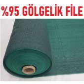 1.5mX80m. GÖLGELEME FİLESİ 95 GÖLGELİK ÖRTÜ BRANDA-BAHÇE ÇİT ÖRTÜSÜ GÖLGELİK-TÜL BRANDA 1.5x80metre thumbnail 1