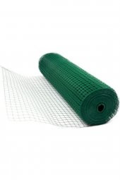 Pvc KaplıPuntalı Tel 1m Eninde12cm X12 Göz Arası 25m Uzunluk 090mm kalınlık Kümes Teli-Kafes teli- kuş teli - 2