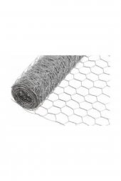 GALVENİZLİ BAHÇE ÇİT TELİ 150 Cm 20 Metre(7X7 GÖZ ARALIKLI 1.1MM KALINLIK) - 1