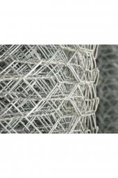 Galvaniz Paslanmaz 1 Mm Çit Teli 120 Lik (20 Metre) 7CM X7CM GÖZ ARALIKLI - 1
