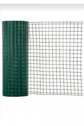 Pvc Kaplı Puntalı Kafes Teli 25x25 Göz Aralığında 150 cm en 25m uzunlUK-Kafes teli-Kümes teli-kuş teli-Çit - 2