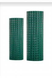PVC KAPLI 25x25Mm GÖZ ARALIKLI 2MM KALINLIKTA 120CM EN 25M UZUNLuk KAFES TELİ-KÜMESTELİ-TAVUK TELİ-ÇİT TELİ - 3