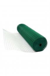 KUZEY- Pvc Kaplı Puntalı Yeşil Tel 12X12 Gözaralıklı 150cm Eninde-kafes Teli-kümes Teli-150x25metre - 2
