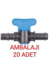 Damlama Sulama Aparatı 16 Mm Conta Çıkışlı Mini Vana - 1