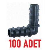 Dirsek 100 Ad. 16 lık Damla Sulama Parçası Aparatı Damlama DİRSEK - 1
