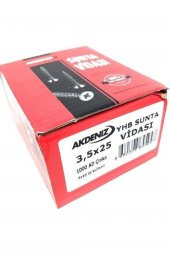 Akdeniz sunta vidası 3.5x25 sunta vidası-2,5cm vida-1000 adet - 1