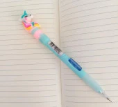 Unicorn Tek Boynuzlu At Işıklı 0.7 mm Uçlu Versatil Kalem Kırtasiye Mavi thumbnail 1