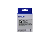 Epson LK-4SBE Gümüş Üzeri Siyah 12mm 9Metre Etiket - 1