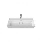 Turkuaz Cerastyle Sharp Etajer Uyumlu Lavabo Damlalıklı 100x48 cm - 2