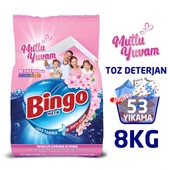 Bingo Matik 8 kg Mutlu Yuvam Renkliler ve Beyazlar Toz Çamaşır Deterjanı - 1
