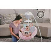 Bonibos Rotary Dönerli Elektrikli Salıncak Ana Kucağı Pink - 1