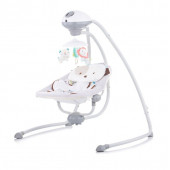 Bonibos Rotary Dönerli Elektrikli Salincak Ana Kucağı Gray - 1