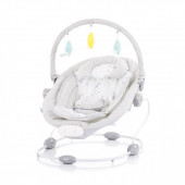 Bonibos Paradıse Elektrikli müzikli bebek Ana Kucağı 2in1 Gri - 2