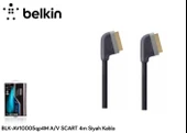Belkin BLK-AV10005Q4M 4-V Scart 4m Siyah Kablo - 1