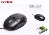 Everest SM-385 Siyah Usb Kablolu Optik 800 Dpı 3 Buton Mouse - 1