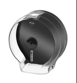 Omnipazar PLX 3444-2 Jumbo Tuvalet Kağıdı Dispenseri Şeffaf-Füme - 1