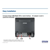 Epson TM-T20X-051 Termal Fiş Barkod Yazıcı (Seri-Usb) C31CH26051 - 2