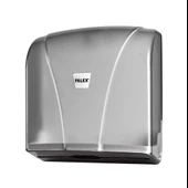 Omnipazar PLX 3464-2 Z Katlı Kağıt Havlu Dispenseri Şeffaf-Füme - 1