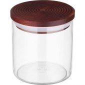 PRATICO MAUN KAPAKLI CAM ERZAK SAKLAMA KABI 10 CM PTC709GCN10MN - 1