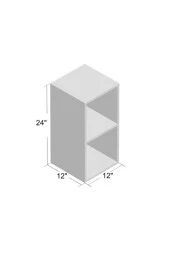 Ünüvar Konsept Hurma Mobilya Desıgn Kapaksız Beyaz Komodin Çok Amaçlı Raflık thumbnail 3