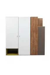 Yeni Konsept Slım 4 Kapaklı Dolap - 1