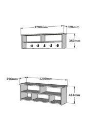 Cantek Venedik Portmanto Ceviz - 3