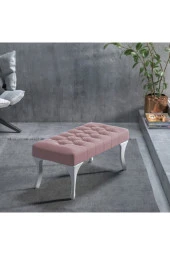 Kangurudan Romossi Pudra Pembe Kapitoneli Puf - 1