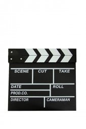 Ahşap Büyük Boy Klaket Film Sinema Klaketi Dekoratif Hediyelik - 2