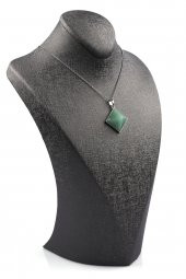 Aventurin Doğal Taş Piramit Model Kolye thumbnail 2