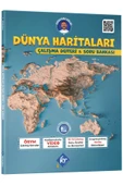 Coğrafyanın Kodları Dünya Haritaları Çalışma Defteri ve Soru Bankası - 1