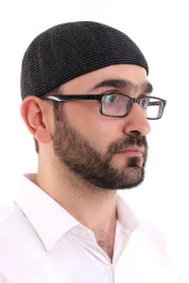 Kışlık Orlon Takke Çift Renk - Siyah thumbnail 2