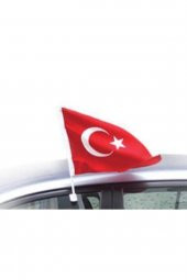 Jethızında Araba Camı Için Türk Bayrağı Konvoy Bayrağı - Araç Camı Flama - 2