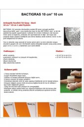Bactigras 10x10 Tül Yara Örtüsü 10 Adet Parafinli 10cm X 10cm SMİTH & NEPHEW thumbnail 3