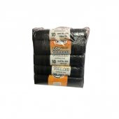 VURAL ENDÜSTRİYEL HANTAL ÇÖP TORBASI 100x150 CM 600 GR SİYAH 10 LU 10 PAKET - 1
