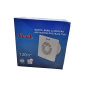 Veel Banyo Büro ve Mutfak Aspiratörleri (Baca Tipi) 15W 120Mm - 3